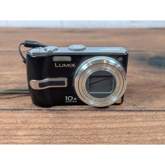 FOR PARTS/REPAIR Panasonic Lumix DMC-TZ3 Black FOR PARTS/ NO CHARGER - Picture 1 of 7